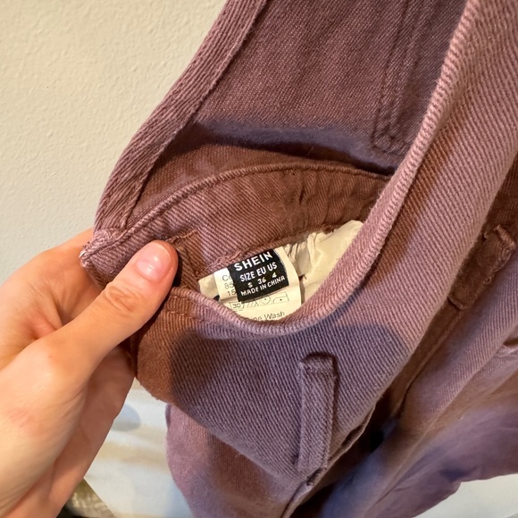 Purple wide leg coveralls overalls size small - Picture 5 of 5